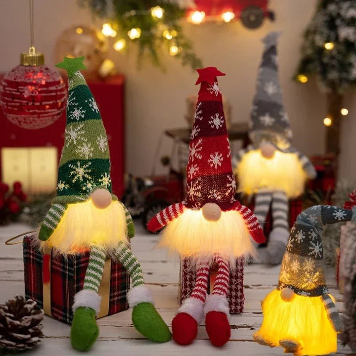 BowLift | Soft Plush Gnome with Gentle LED Lighting