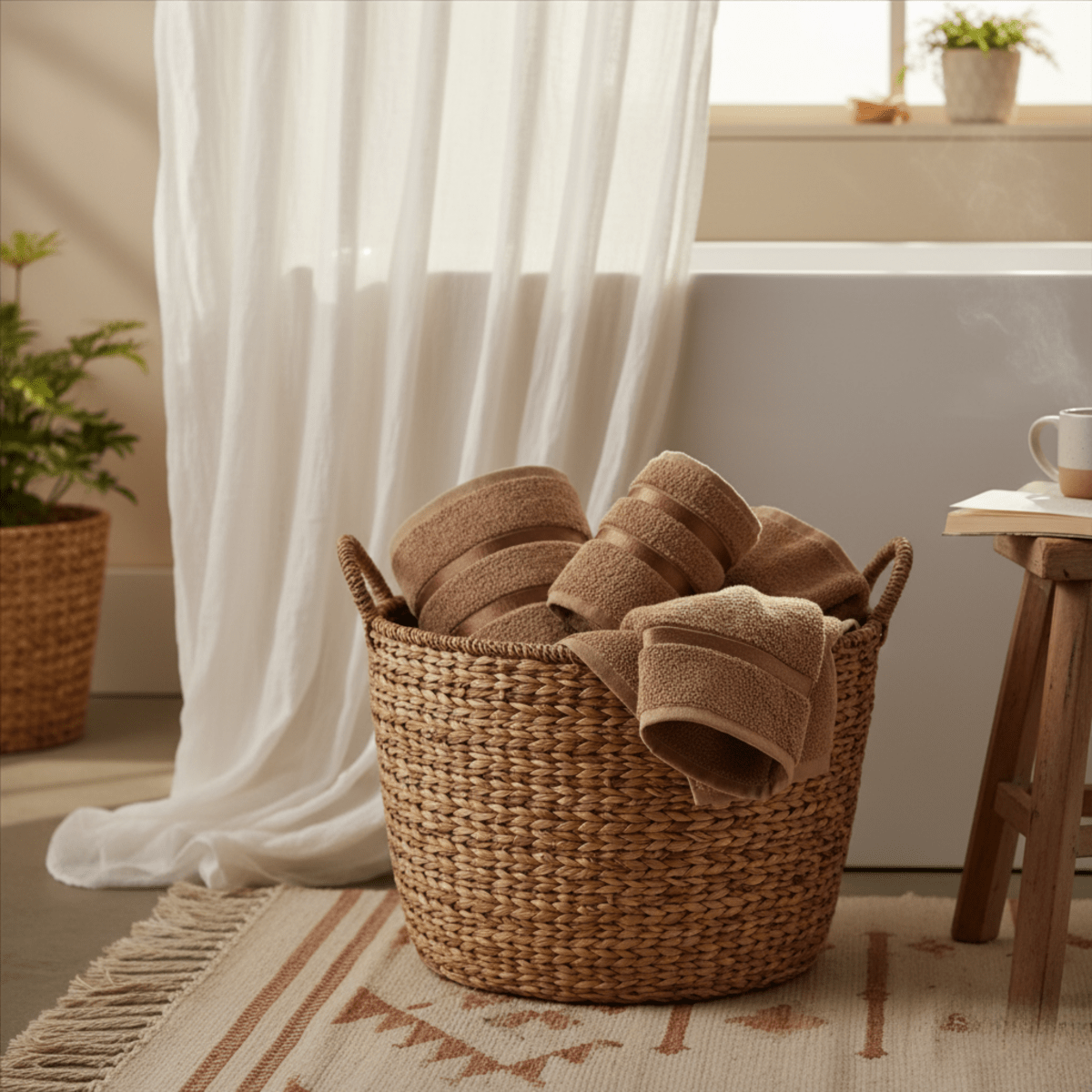 BowLift | Elenora Casa Towels | Soft, Light & Highly Absorbent | Premium Cotton | Elegant Hand & Face Towels for Stylish Care