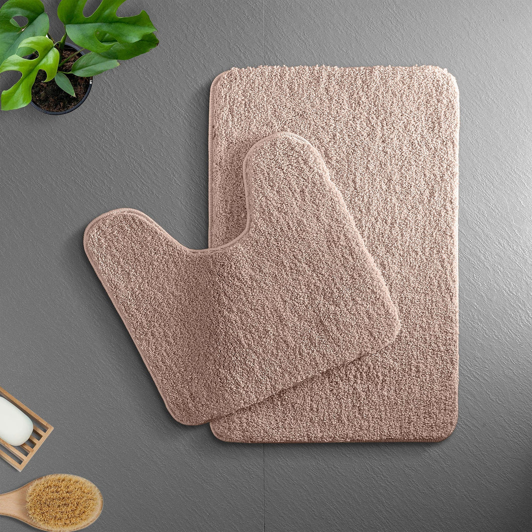 BowLift | PlushHaven Bath Mat – Ultra Soft Microfiber Non-Slip Mat with Quick Water Absorption