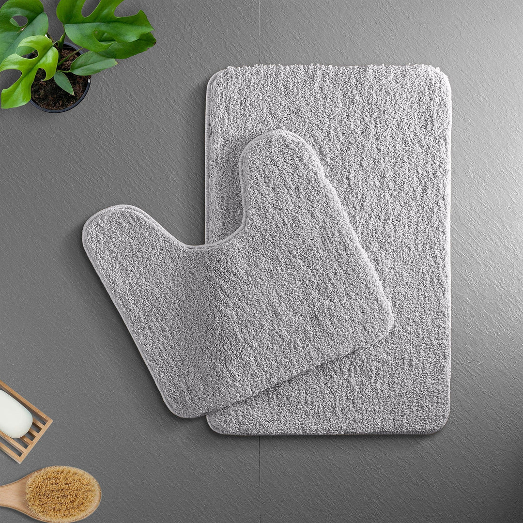 BowLift | PlushHaven Bath Mat – Ultra Soft Microfiber Non-Slip Mat with Quick Water Absorption
