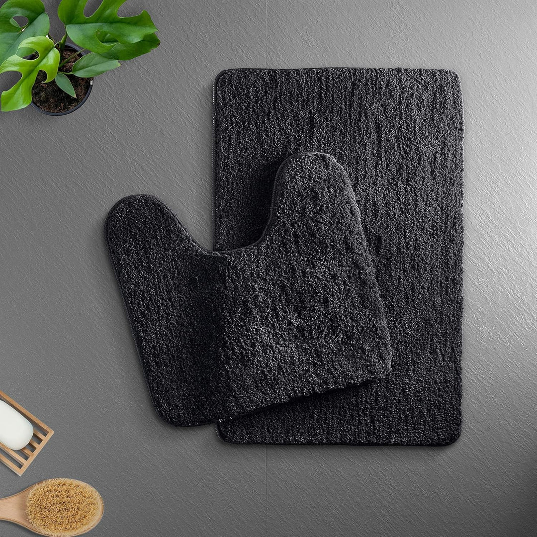BowLift | PlushHaven Bath Mat – Ultra Soft Microfiber Non-Slip Mat with Quick Water Absorption