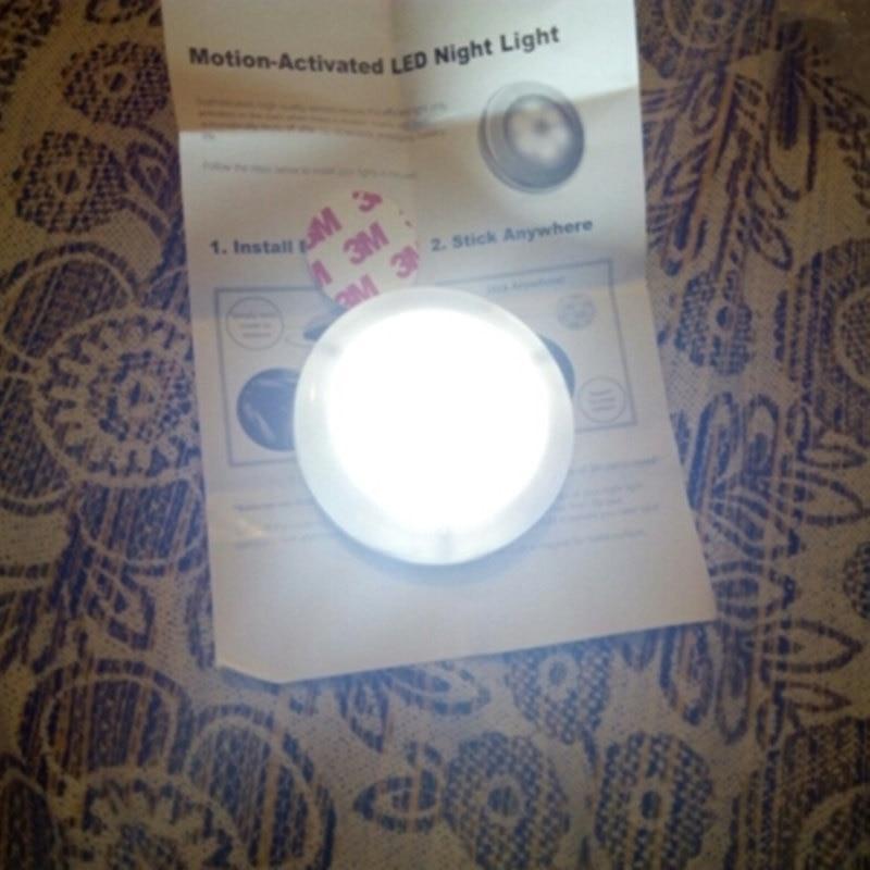 BowLift | IcoolGadgets Infrared PIR Motion Sensor 6 Led Night Light Wireless Detector Light Wall Lamp Light Auto On/Off Closet Battery Power