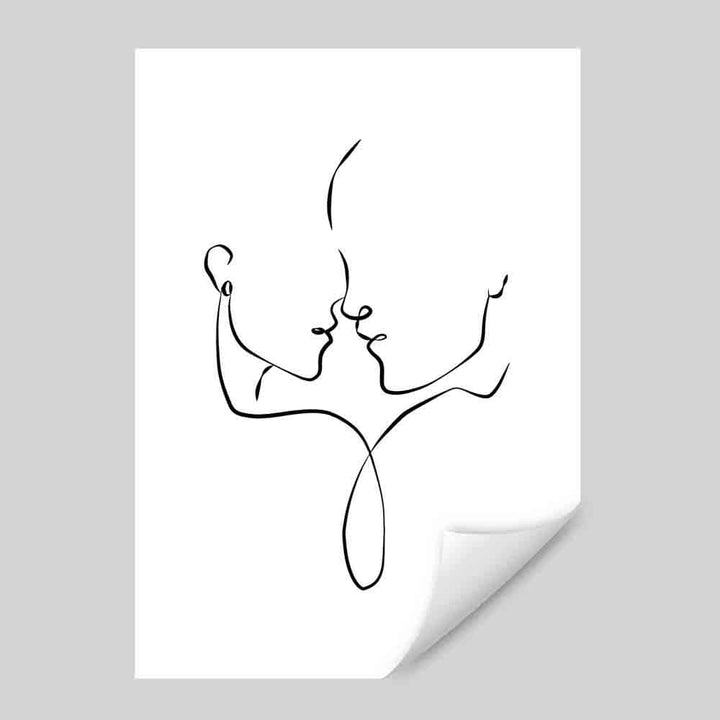 Abstract Line Art Wall Poster No. 3 | Bowlift