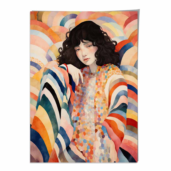 Colorful abstract quirky women's print No. 2 | Bowlift