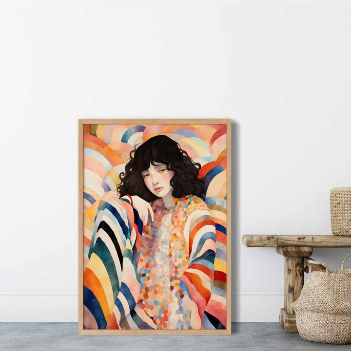 Colorful abstract quirky women's print No. 2 | Bowlift