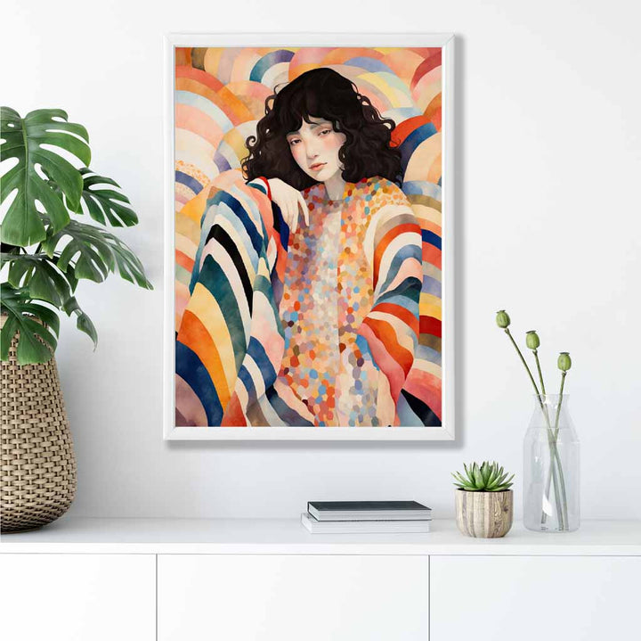Colorful abstract quirky women's print No. 2 | Bowlift