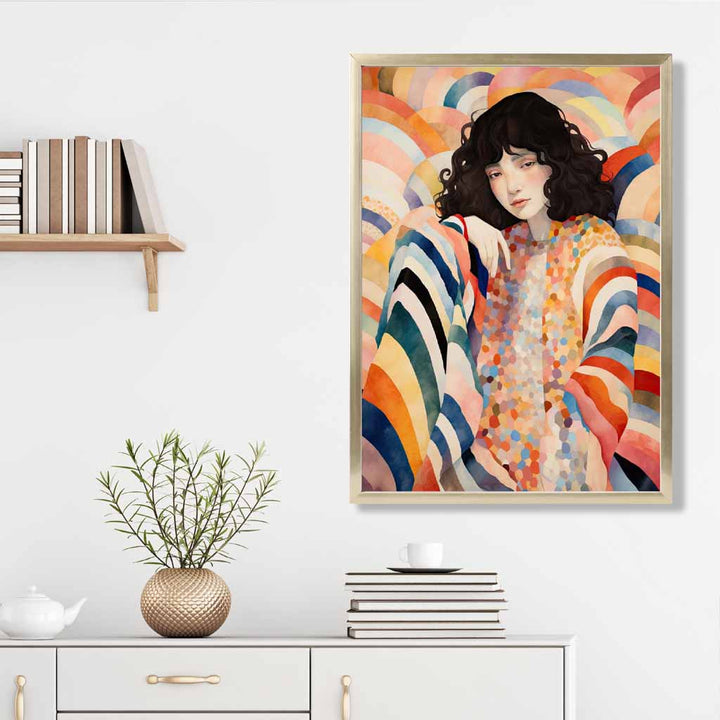 Colorful abstract quirky women's print No. 2 | Bowlift