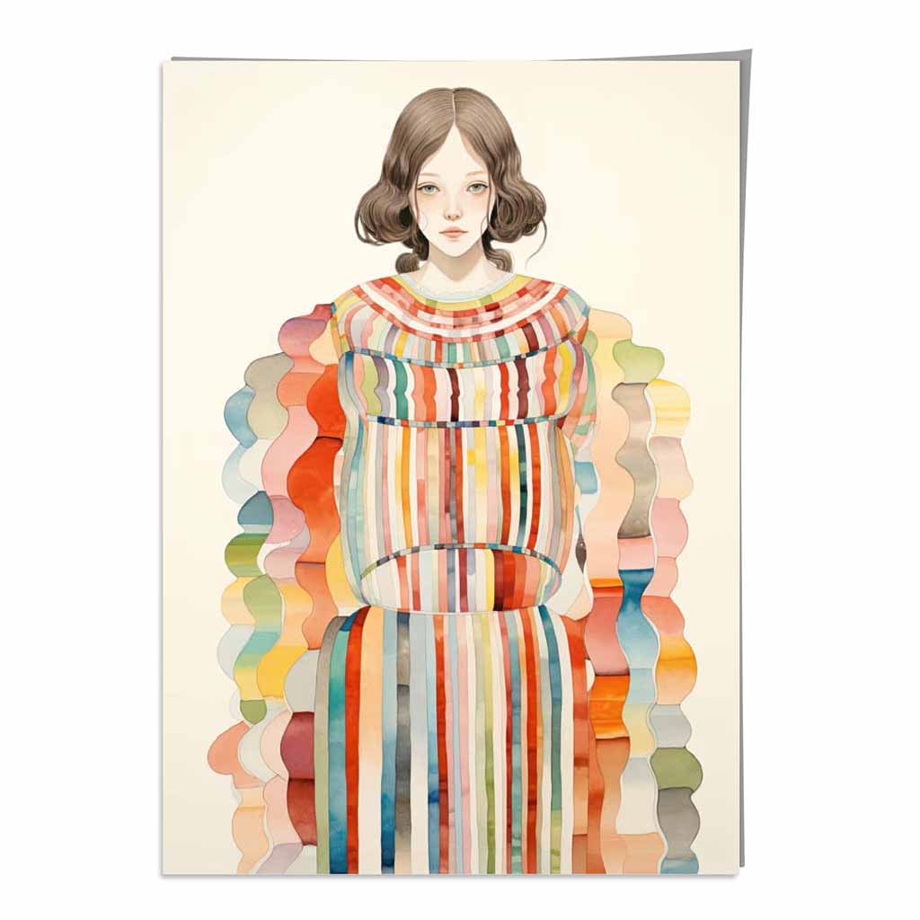 Colorful Abstract Eccentric Women's Motif No. 2 | Bowlift