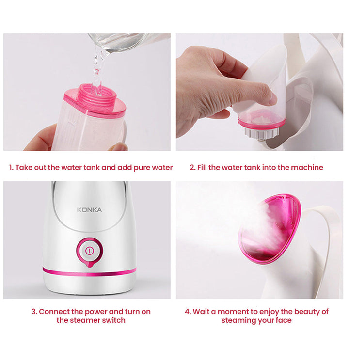 BowLift | Facial Steamer for Your Face Professional Sauna Cleaner Steam to Face