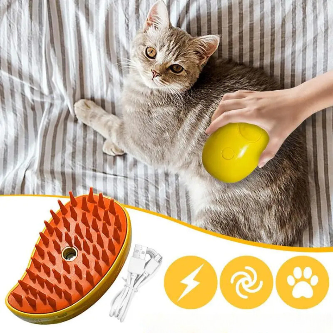 Steam Brush For Pets Bowlift