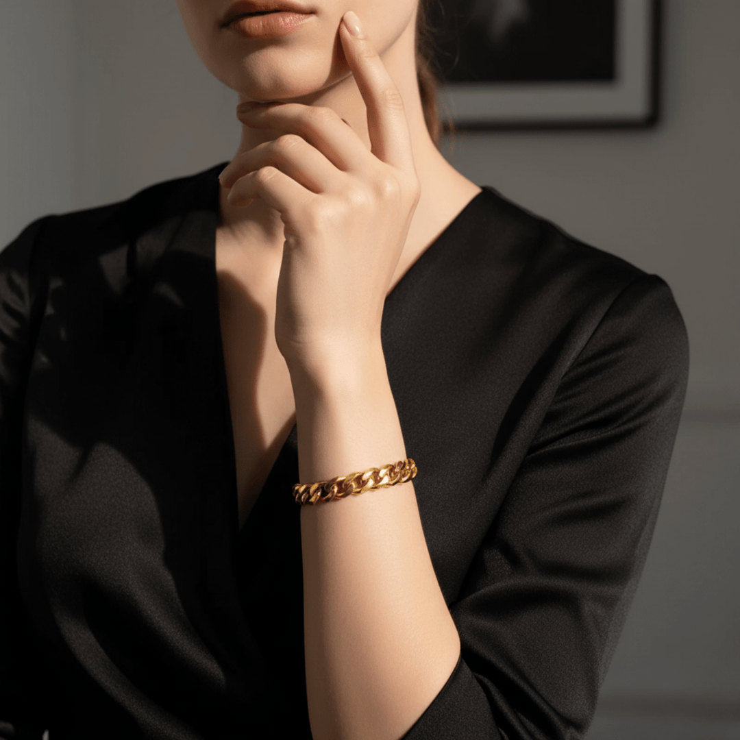 BowLift | Armored Chain Stainless Steel Bracelet with Adjustable Design