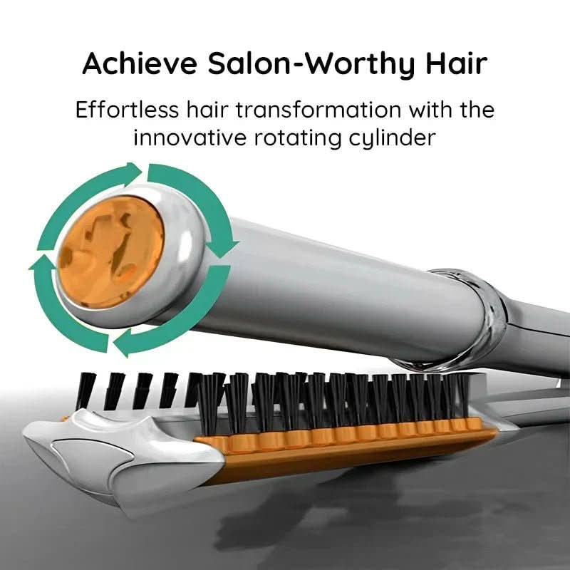 BowLift | 2-in-1 Rotating Hair Brush for Styling and Smoothing