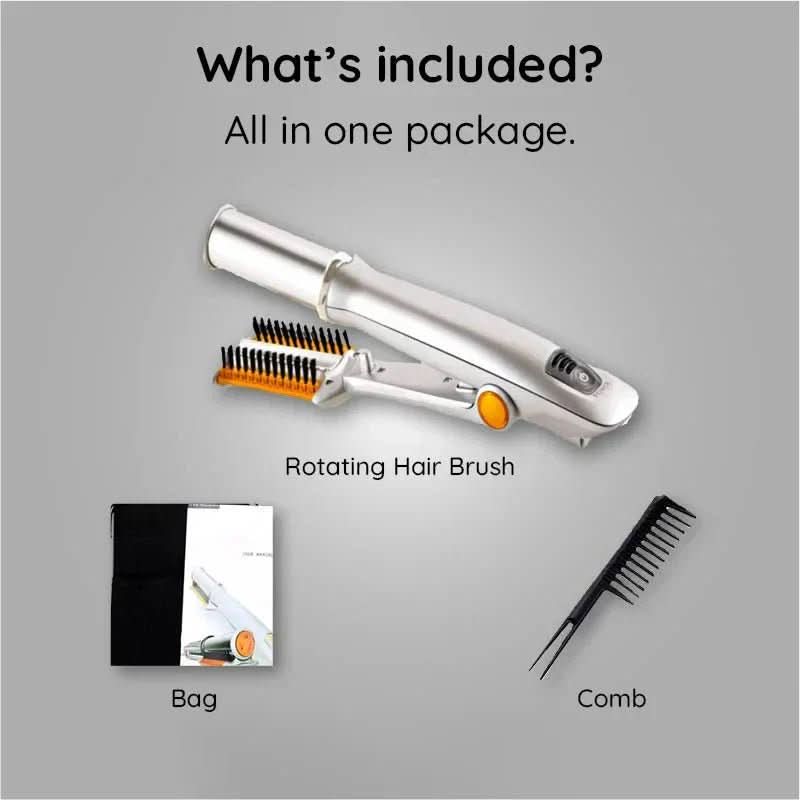 BowLift | 2-in-1 Rotating Hair Brush for Effortless Styling