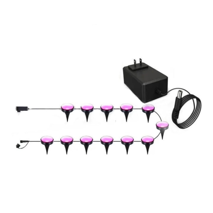 BowLift | CP01 Outdoor WIFI Smart APP Control Garden Light Music Synchronization Outdoor Ground Lights (US Plug)