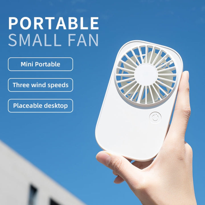 F11 Portable Rechargeable Hanging Neck Fan Cooling Handheld Fan 3 Speeds Desk Fan(Black) | Bowlift