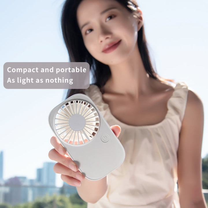 F11 Portable Rechargeable Hanging Neck Fan Cooling Handheld Fan 3 Speeds Desk Fan(Black) | Bowlift