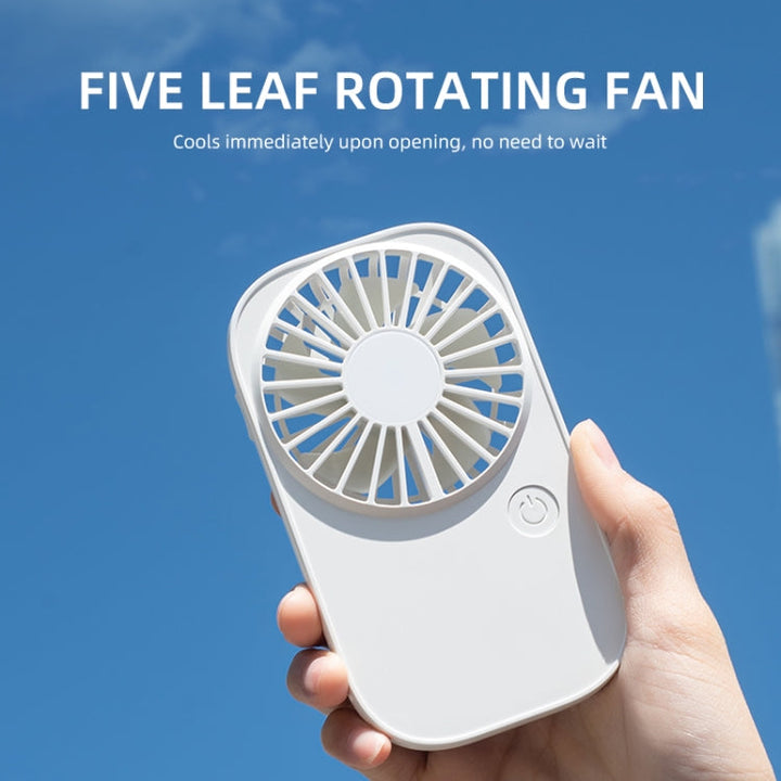 F11 Portable Rechargeable Hanging Neck Fan Cooling Handheld Fan 3 Speeds Desk Fan(Black) | Bowlift