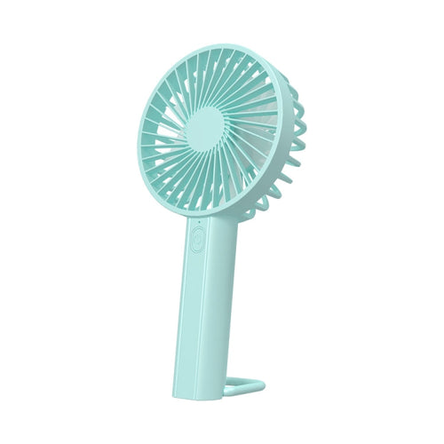 F35 With Hanging Hole Rechargeable Cooling Fan Powerful Handheld Fan 1200mAh Desk Fan(Baby Blue) | Bowlift