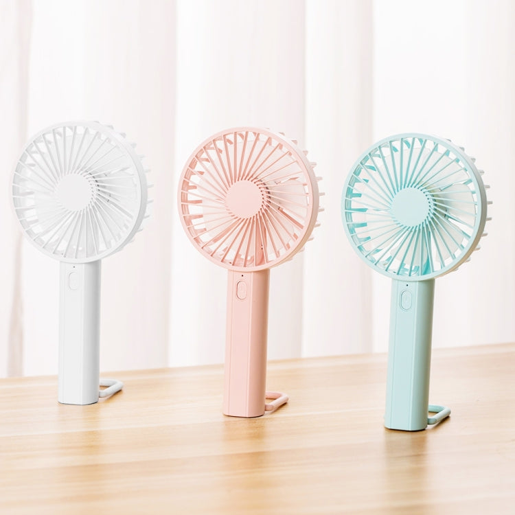 F35 With Hanging Hole Rechargeable Cooling Fan Powerful Handheld Fan 1200mAh Desk Fan(Baby Blue) | Bowlift