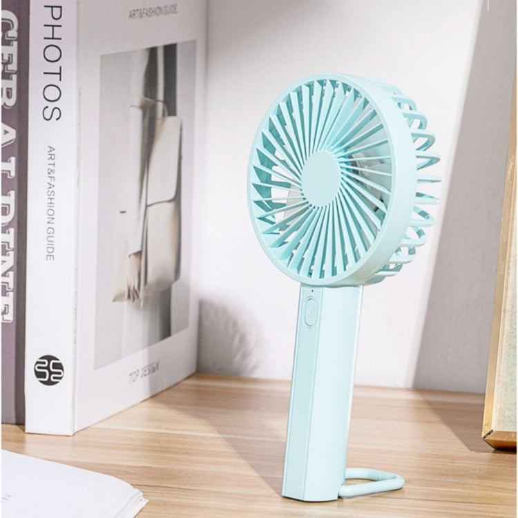 F35 With Hanging Hole Rechargeable Cooling Fan Powerful Handheld Fan 1200mAh Desk Fan(White) | Bowlift