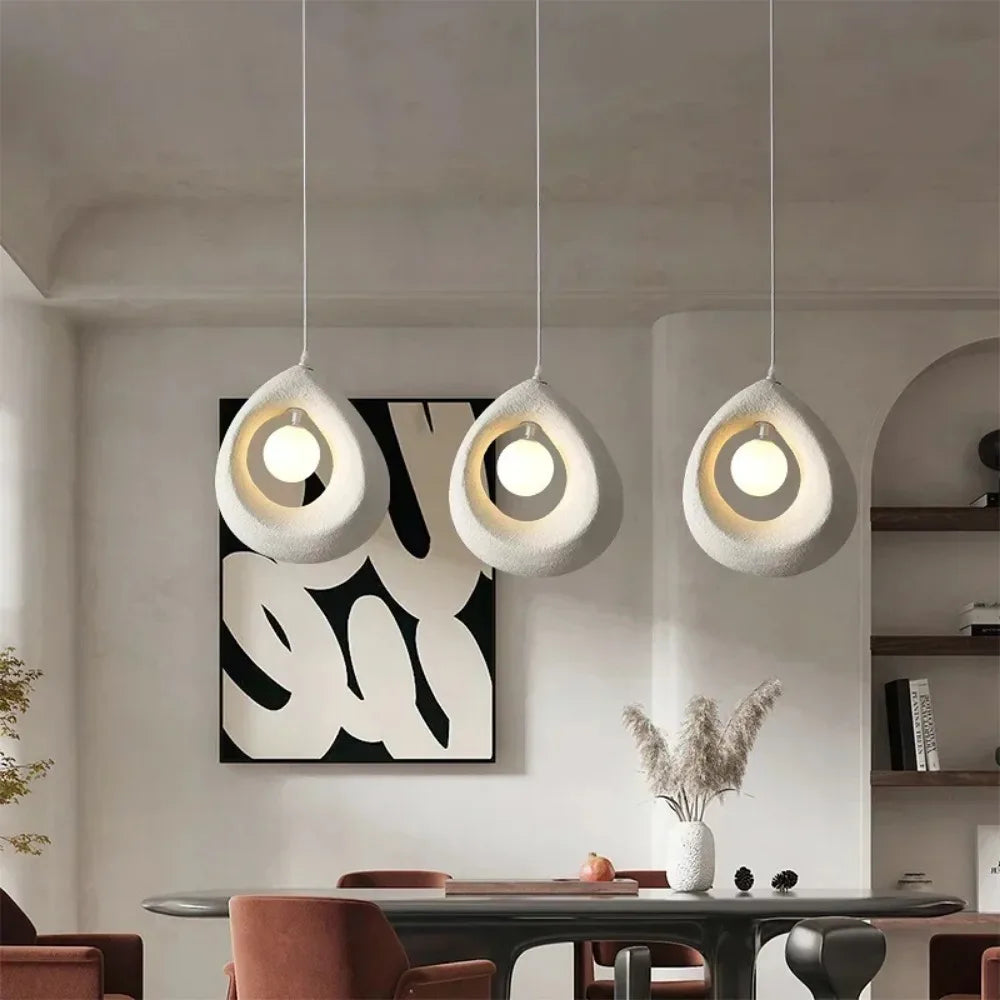 BowLift | Japanese Wabi Sabi Pendant Lamp with Minimalist Design