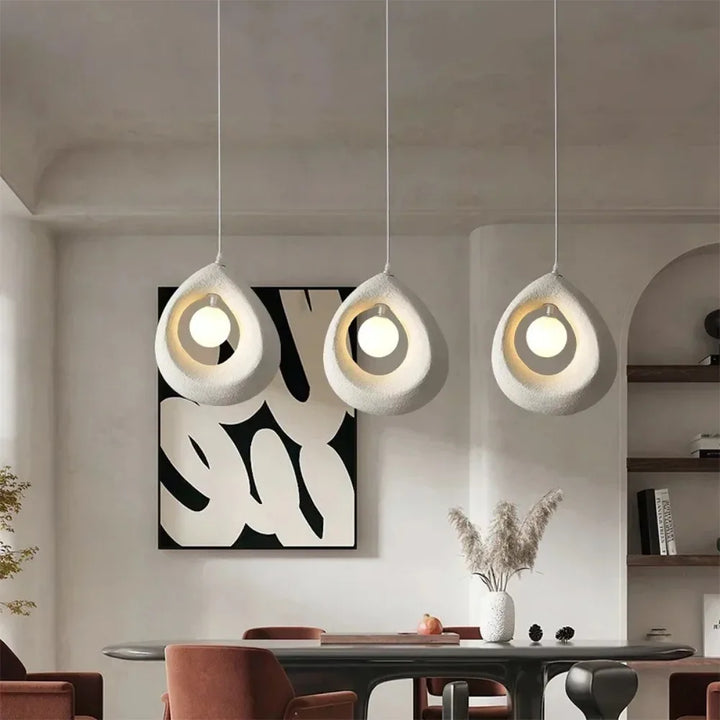 BowLift | Japanese Wabi Sabi Pendant Lamp with Minimalist Design