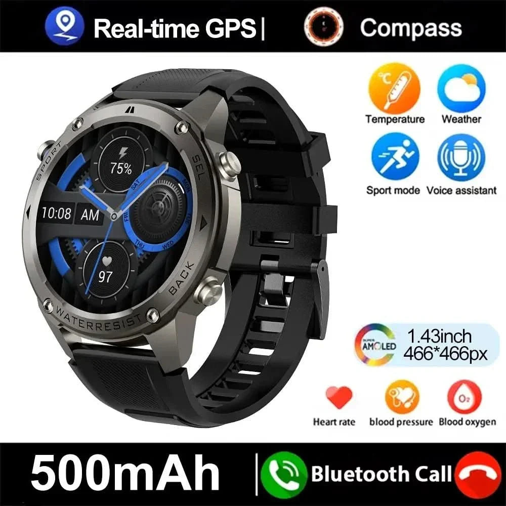 BowLift | Outdoor smartwatch with GPS, compass & health monitoring