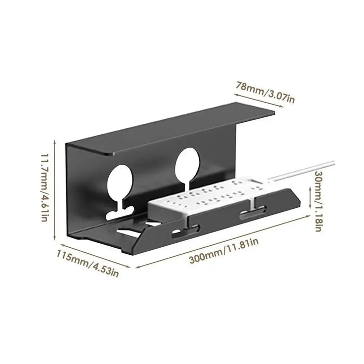 BowLift | CableFixx Cable Channel | Self-adhesive & Durable | For organization under the desk