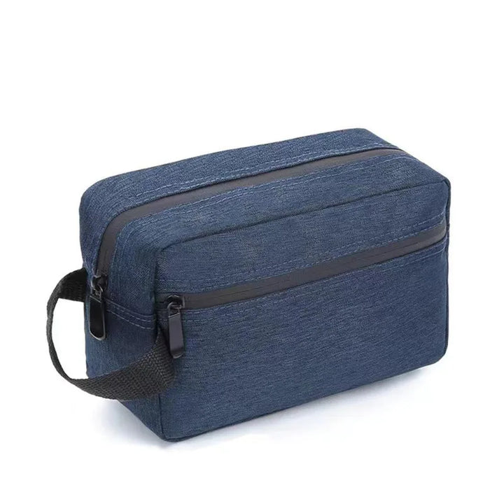 BowLift | Nylonéa toiletry bag Unisex | Water-repellent | Canvas design with leather handle | For travel & everyday use