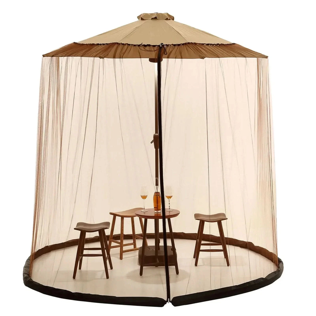 BowLift | Mosquito net for parasols up to 4m with zip fastener