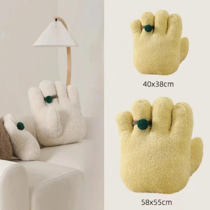 Fluffy Hand Cushions with Ring | Bowlift