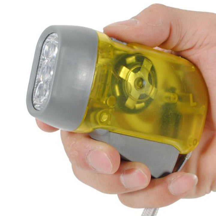 Mini Manual Dynamo Emergency Flashlight | Bowlift