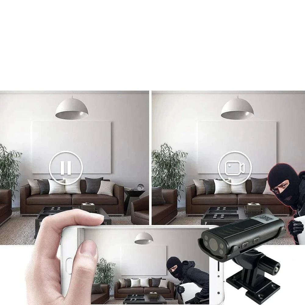 WiFi Mini Smart Security Camera with Motion Detection Bowlift