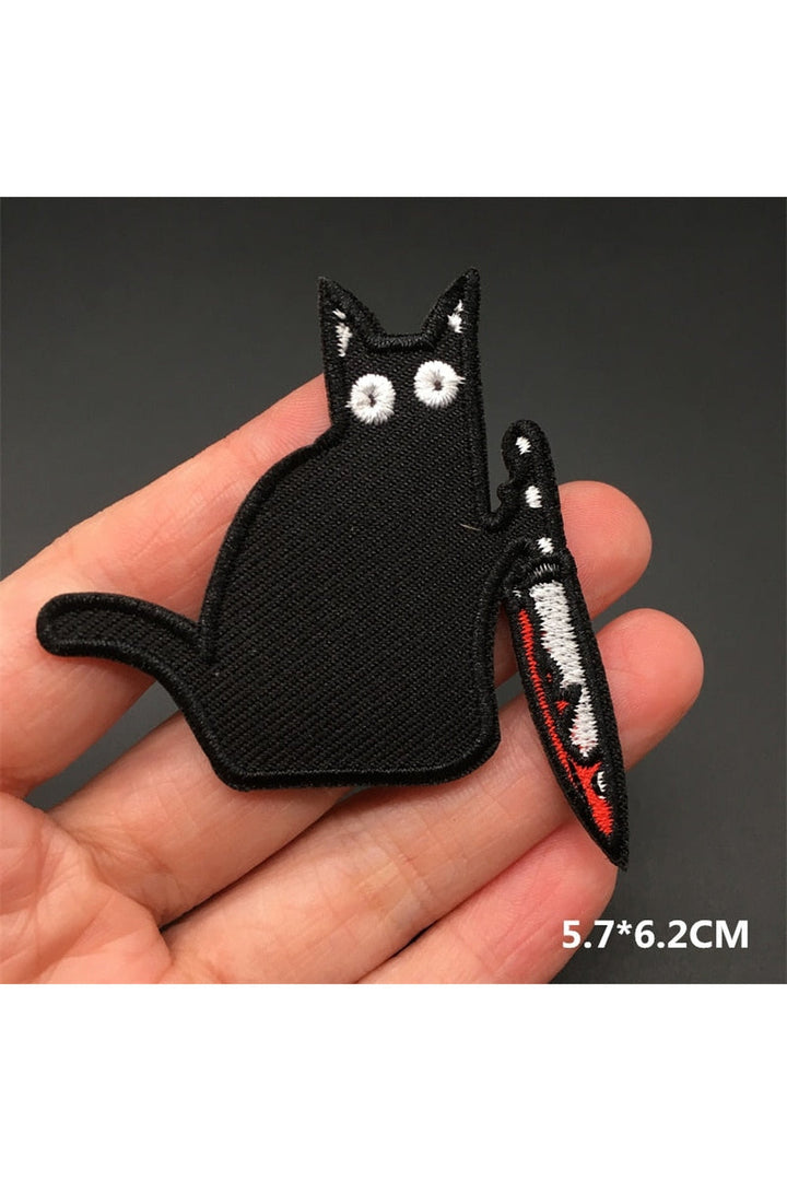 Punk embroidered patch set | Bowlift