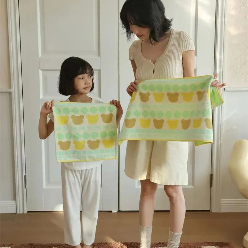 Cute Little Bear Series Cotton Towel Collection | Bowlift