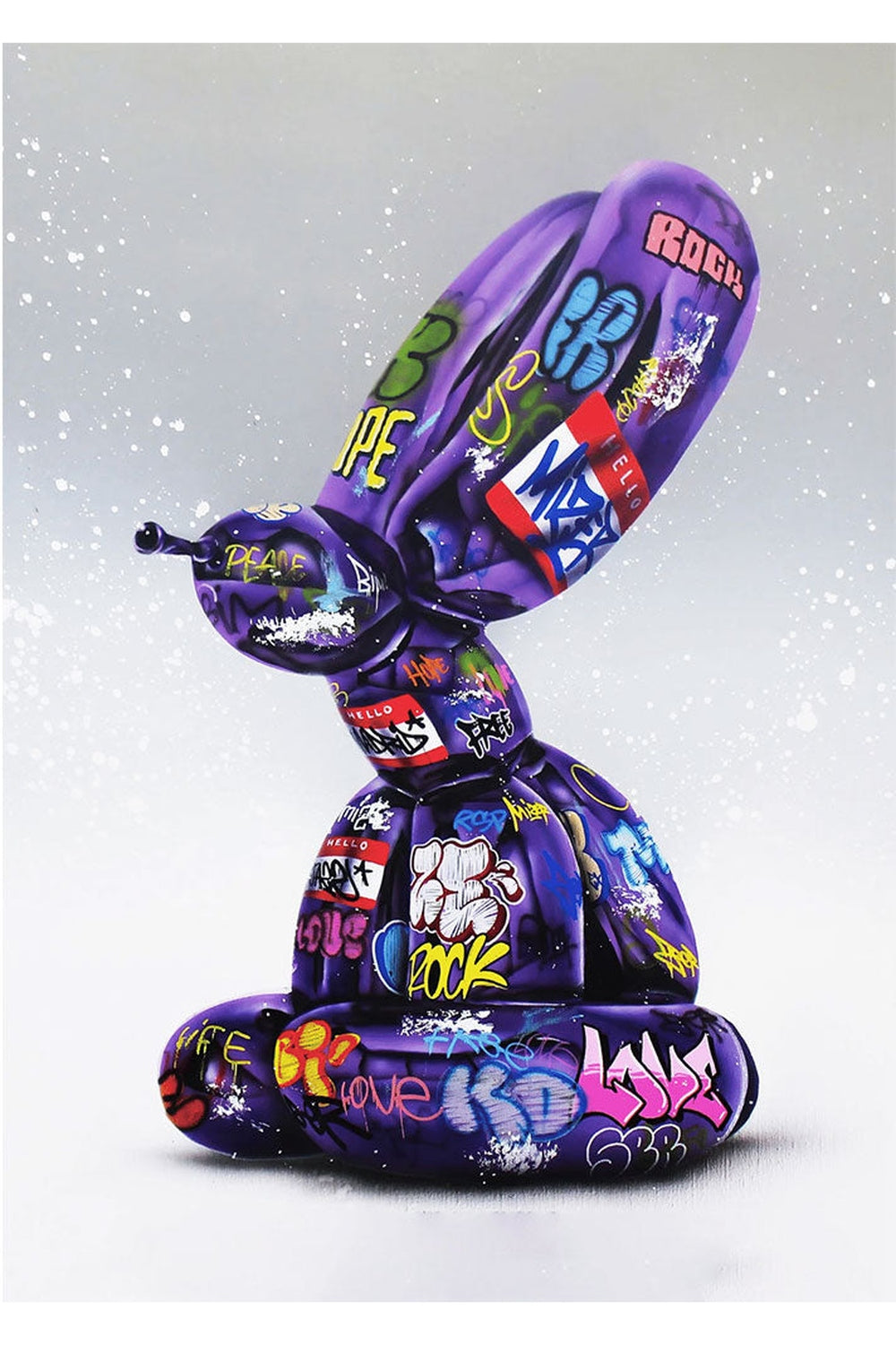 matching Graffiti Balloon Poster | Bowlift