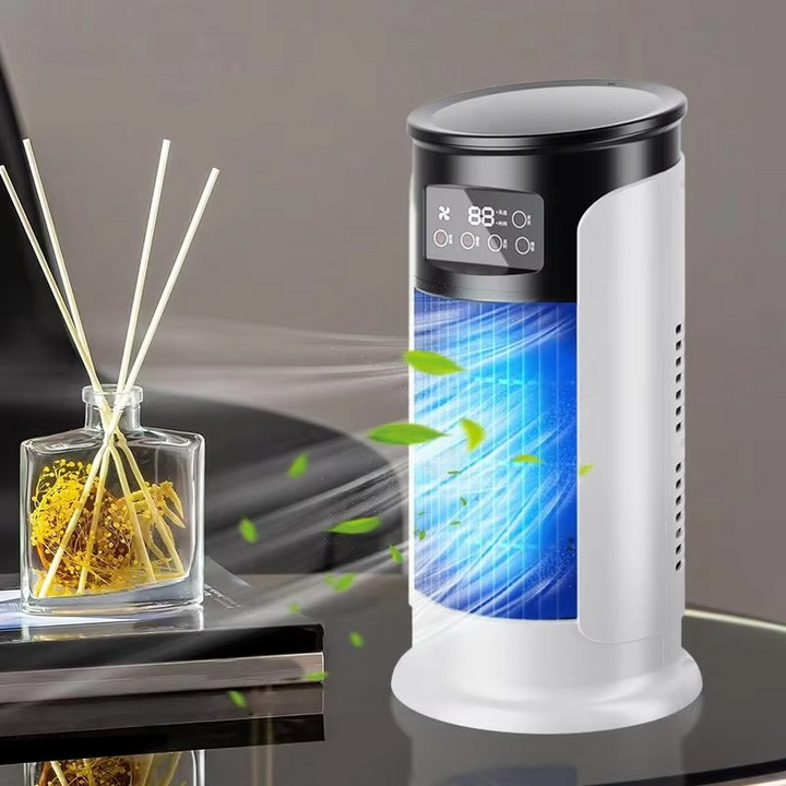 Portable Air Conditioners Fan Evaporative Cooler USB Quiet Timer Room Cooling Small 10 oz Water Tank Personal Cooler Adjustable | Bowlift