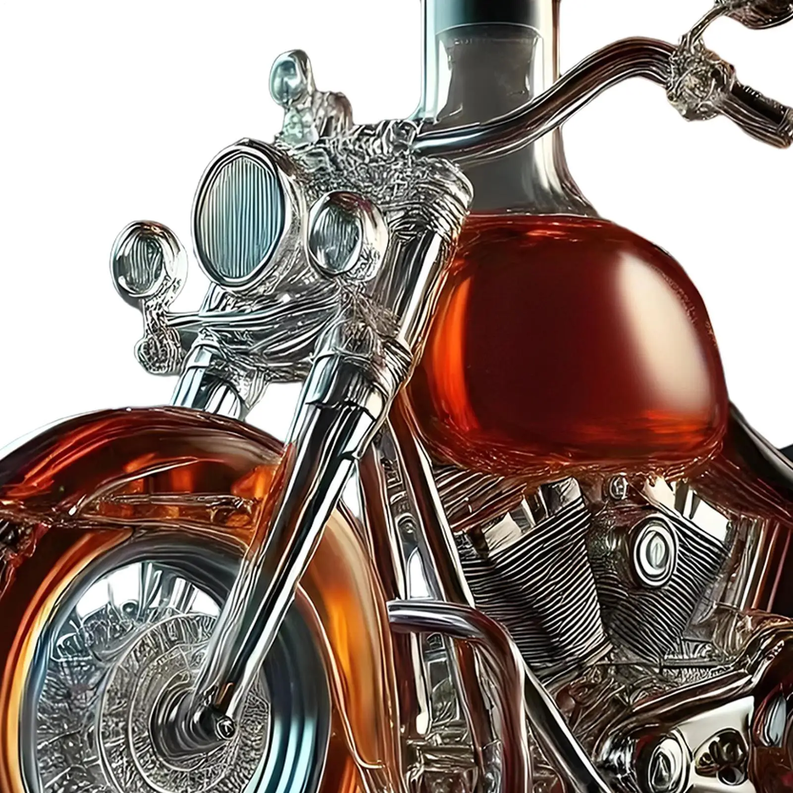 BowLift | Harley Motorcycle Shaped Whiskey Decanter for Home Bar