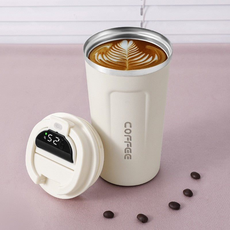 BowLift | LED Temperature Display Smart Thermos Coffee Mug