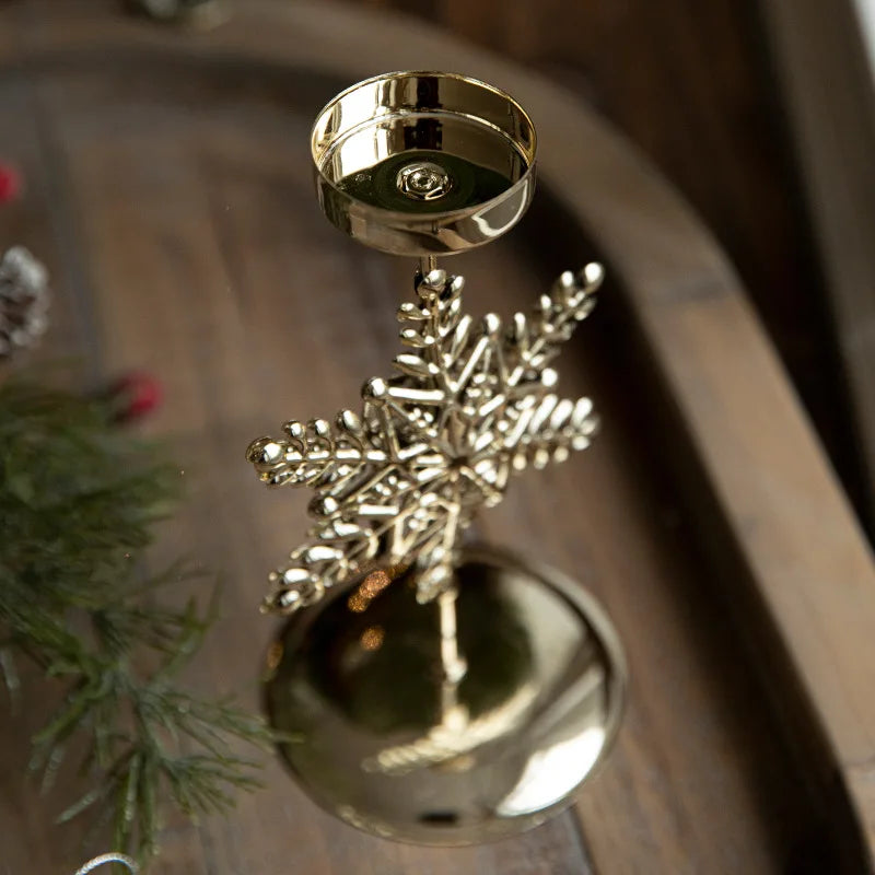 Christmas Candle Holders - Star and Christmas Tree Design for Festive Decoration | Bowlift