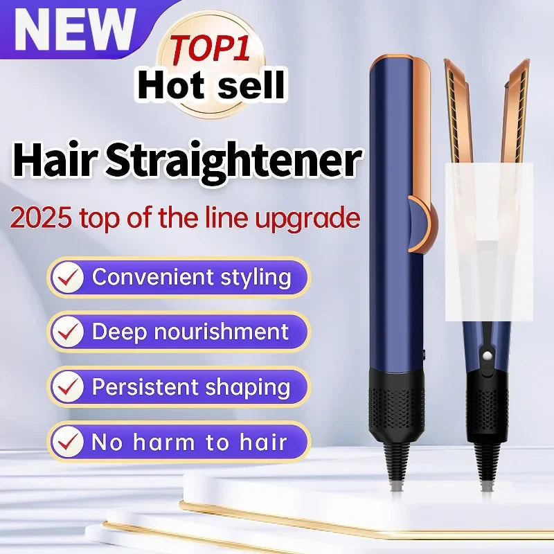 BowLift | 2-in-1 Hair Straightener & Dryer | Negative Ion Technology | Long-Lasting Styling