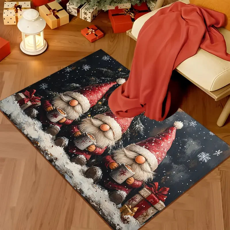 BowLift | Christmas Gnome Welcome Door Mat Bathroom Entrance Floor Mat