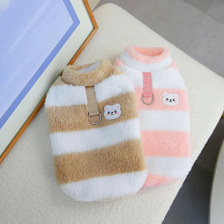 Warmer fleece dog sweater for small dogs Bowlift