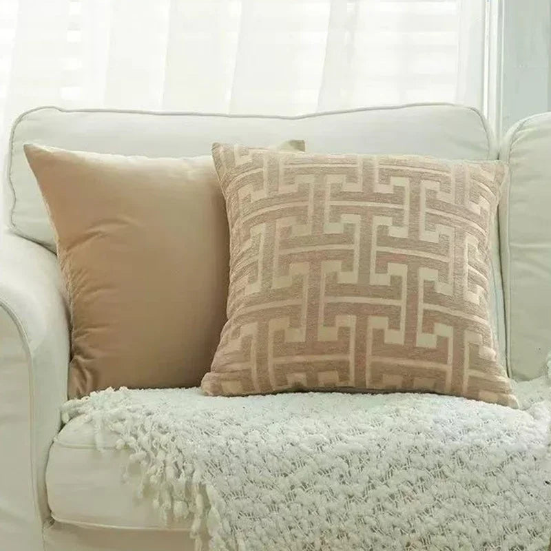 BowLift | Embroidered Cushion without Filling for Sofa and Living Room