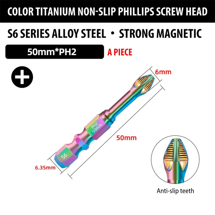 BowLift | Magnetic Titanium Impact Anti-Slip Screw Head