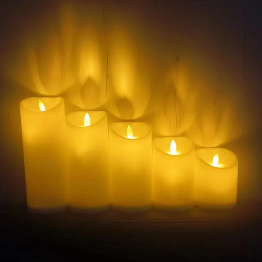 Flameless Melted Candles Bowlift