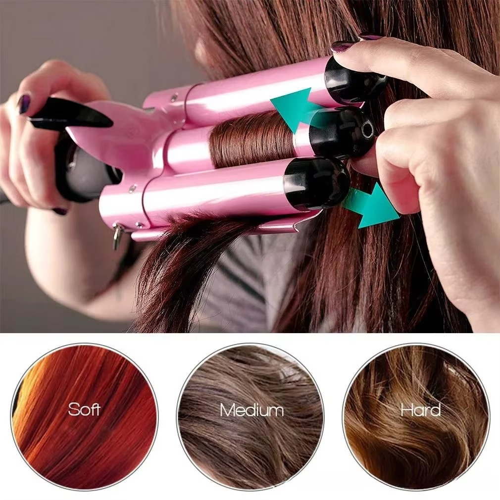 BowLift | Ceramic Triple Barrel Wave Styler for Perfect Curls