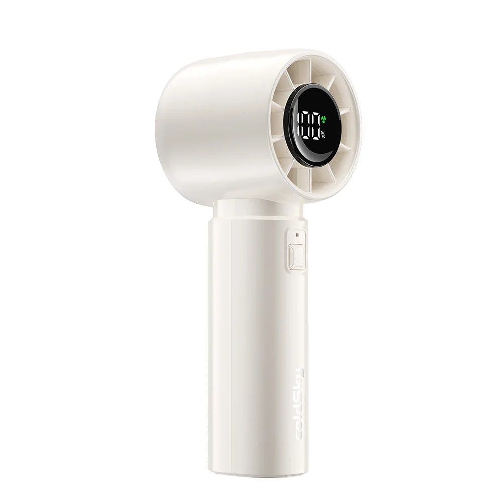 BowLift | Venturox Mini Hand Fan with LED Display | 5-Speed Turbo Fan | 4000mAh Battery | Travel Fan for Beach & Vacation
