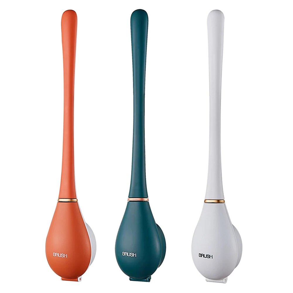 SumiClean - Slim Silicon Toilet Brush for Your Bathroom Bowlift