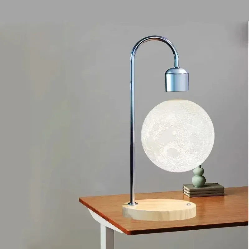 BowLift | LED Moon Lamp with Magnetic Levitation and Wireless Charging